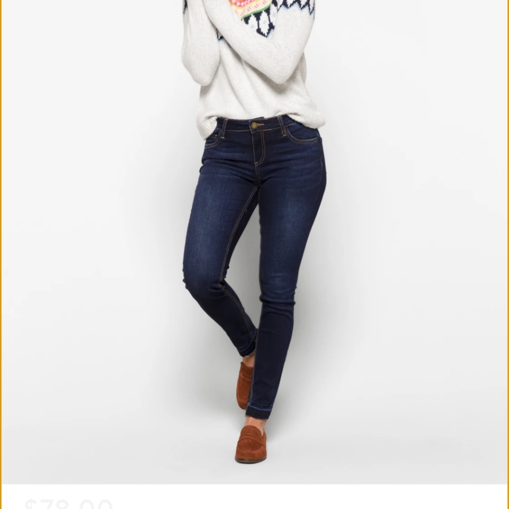 NWT Prosperity Lena Eco Super Skinny Released Hem Jean